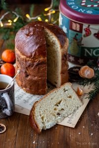 Panettone Maison Brioche Aux Raisins Secs Et Orange Confite