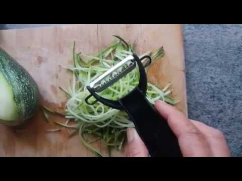 Comment faire des spaghettis de courgette ?