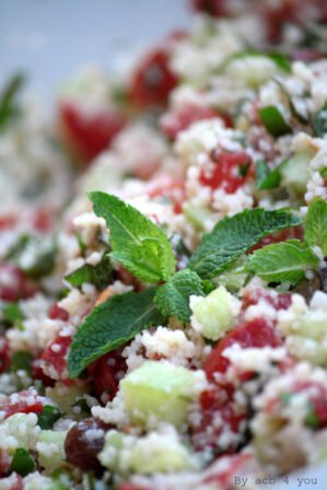 salade de semoule façon taboulé