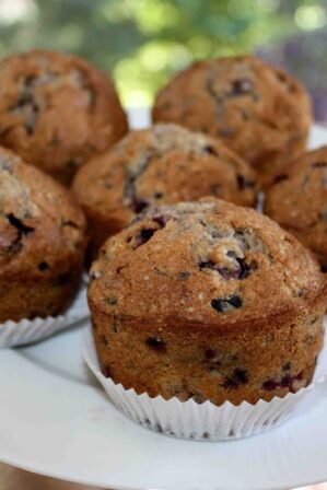Muffins aux mûres sauvages