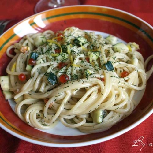 Spaghetti à l'aneth