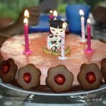 girly cake au sirop de fraise gâteau d'anniversaire kokeshi