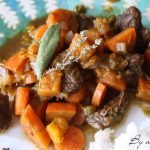 Bourguignon de bœuf aux carottes et potimarron