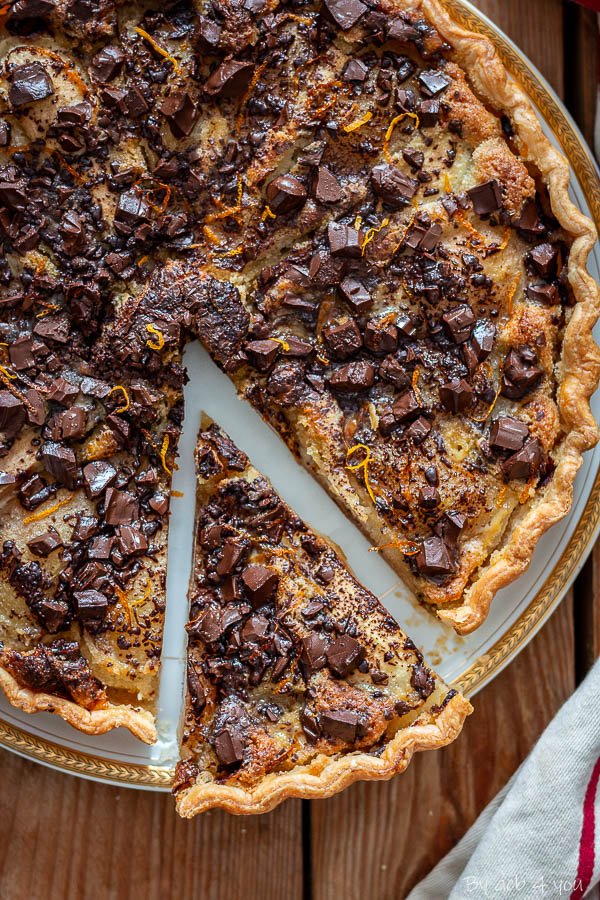 tarte amandine poires chocolat