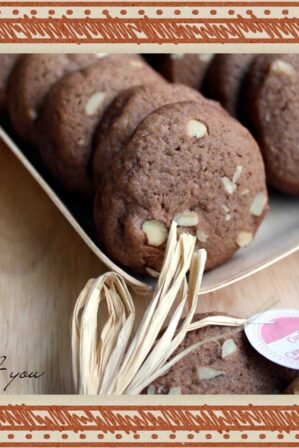 Cookies cannelle noisettes
