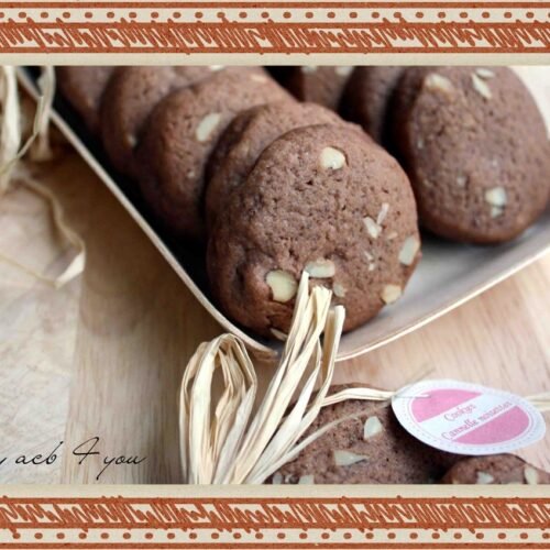 Cookies cannelle noisettes