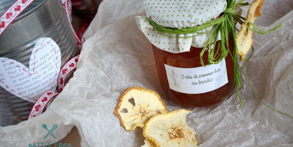 Gelée De Pommes Bio Au Basilic Pour Un Cadeau Gourmand