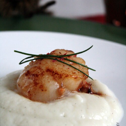 Crème de topinambour à la vanille