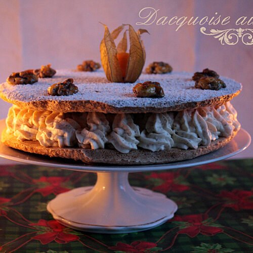 dacquoise aux noix