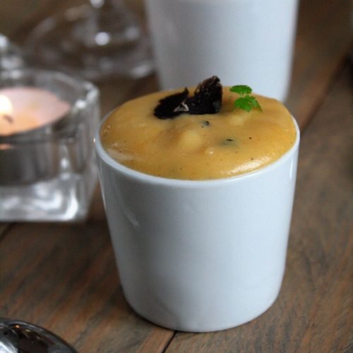 Œufs brouillés aux truffes