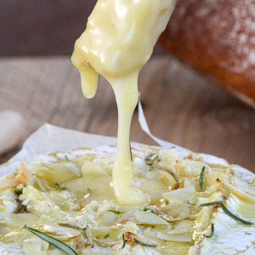 camembert rôti au miel