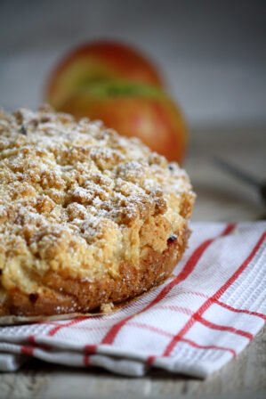gâteau crumble aux pommes