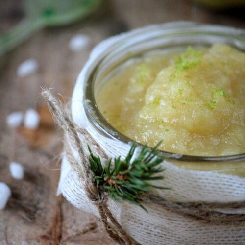 compote de pommes au miel