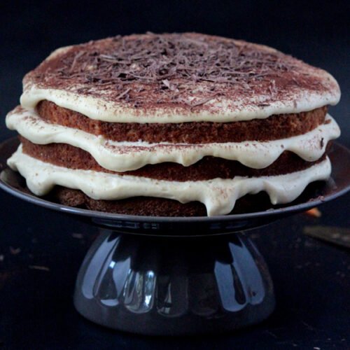 sponge cake au café façon tiramisu
