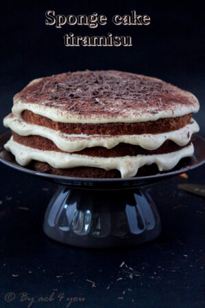 sponge cake tiramisu