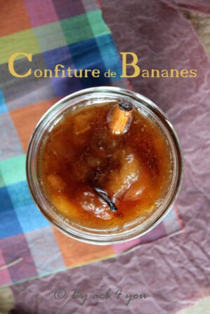 confiture de bananes