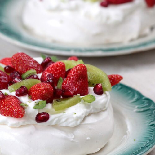 Pavlova fraise kiwi