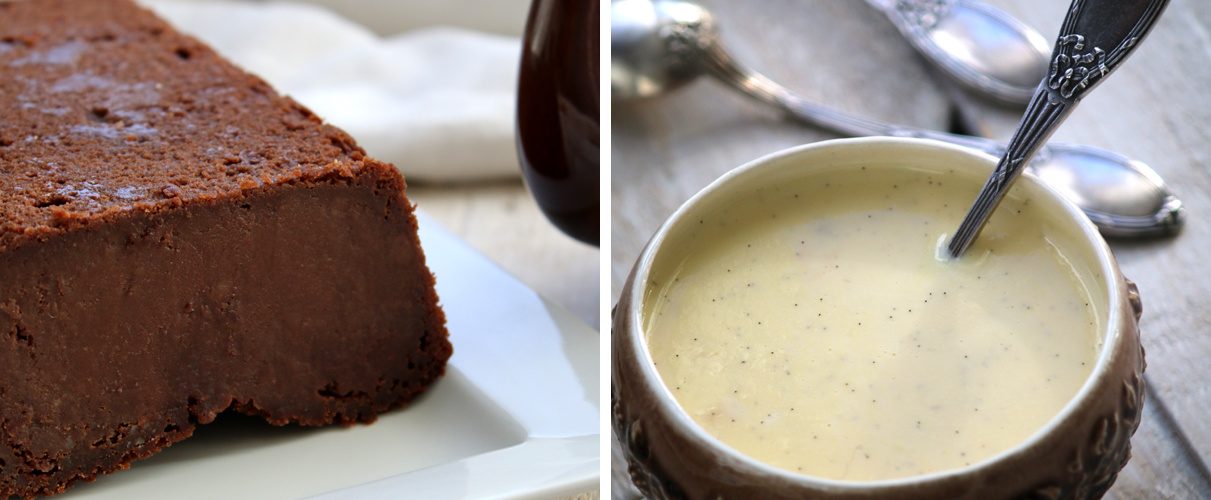 Recette De Fondant Au Chocolat Chataigne Et Creme Anglaise