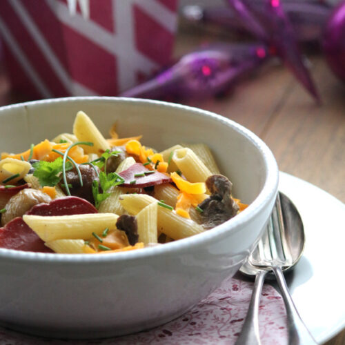 penne aux châtaignes