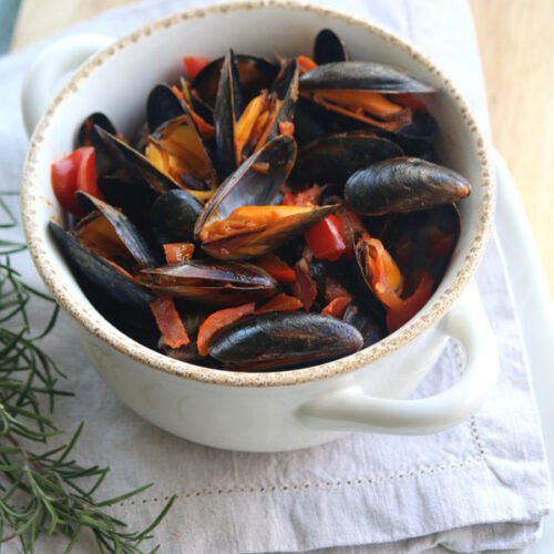 Moules au chorizo
