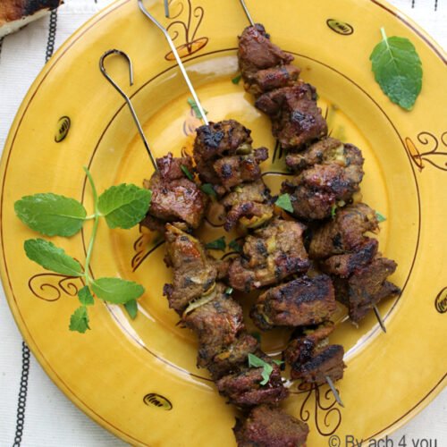 Brochettes d'agneau