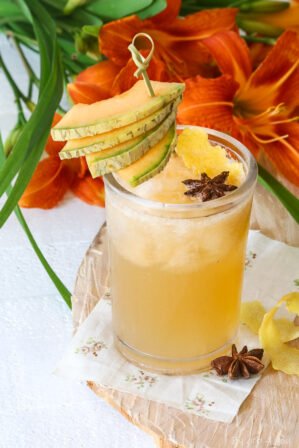 cocktail au melon et calvados