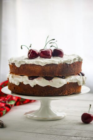 Sponge cake aux cerises