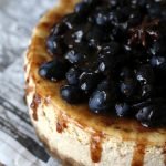 cheesecake au raisin noir et miel aux épices