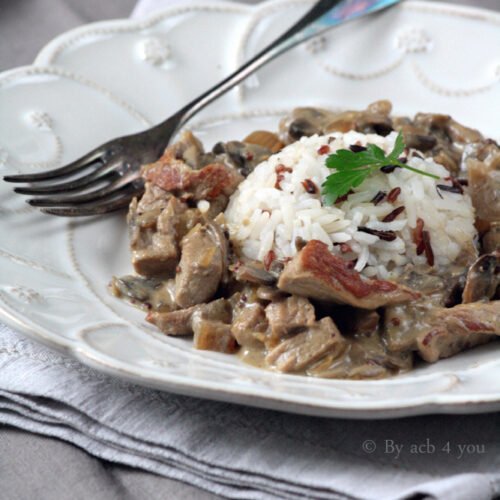 émincé de veau