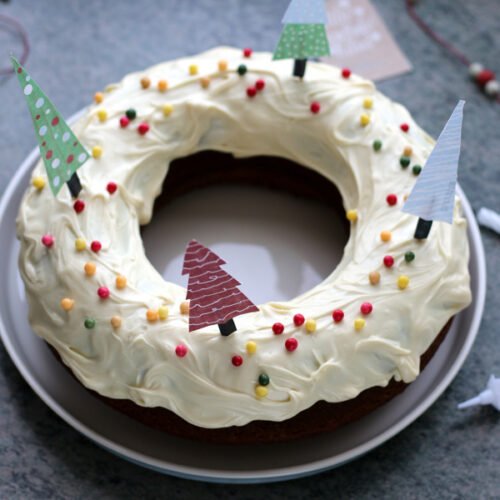 couronne au chocolat blanc