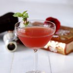 Cocktail au calvados, thé noir et pastèque