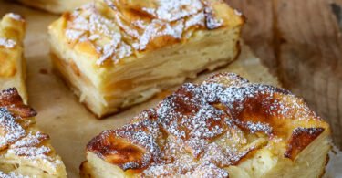 Gâteau invisible aux pommes