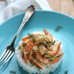 Crevettes à l'aneth