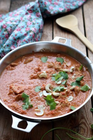 Butter chicken crémeux