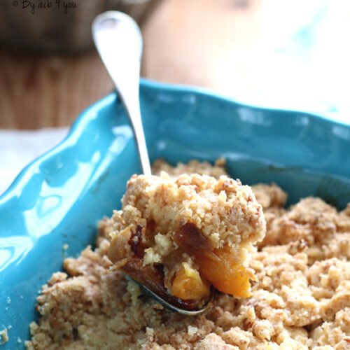 Crumble ananas et noix de coco