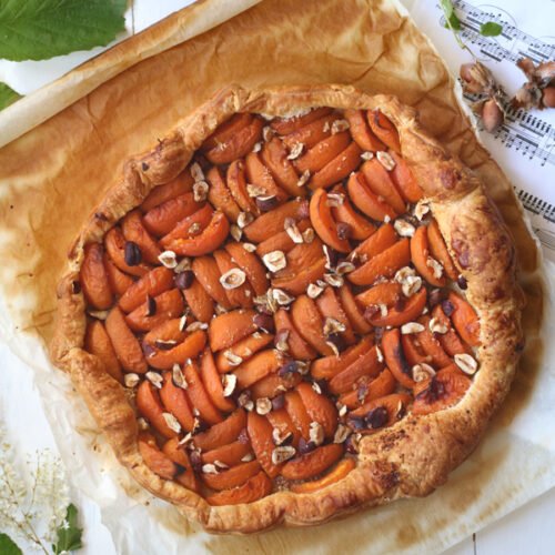 tarte abricot noisette
