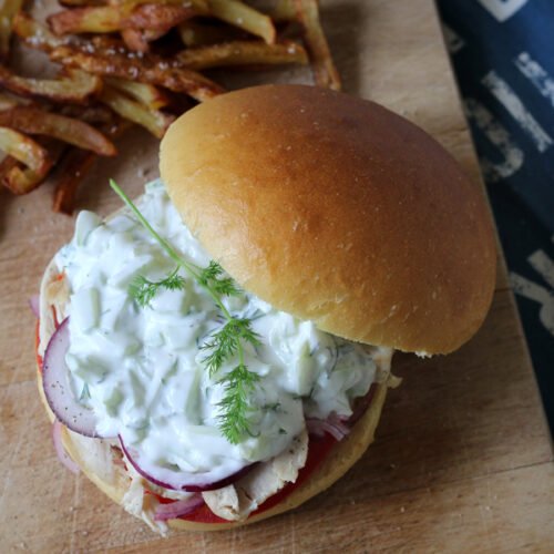Greek burger