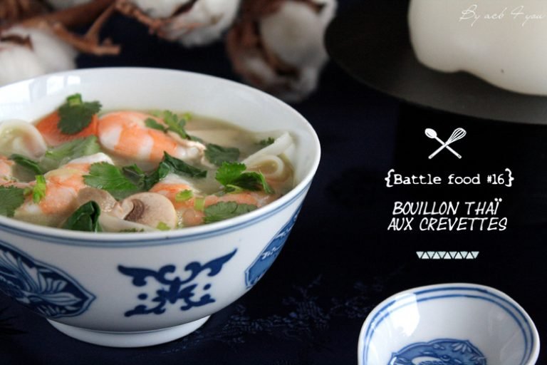 Bouillon Thaï Aux Crevettes, Bon Et Facile