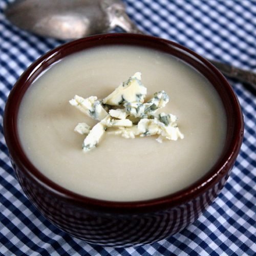 Soupe de céleri au bleu d'Auvergne