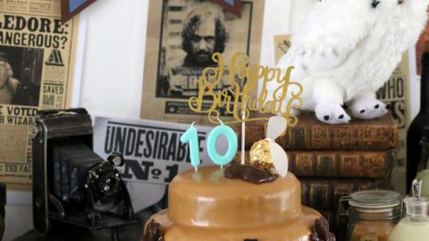 Gateau D Anniversaire Harry Potter Au Chocolat Dulcey