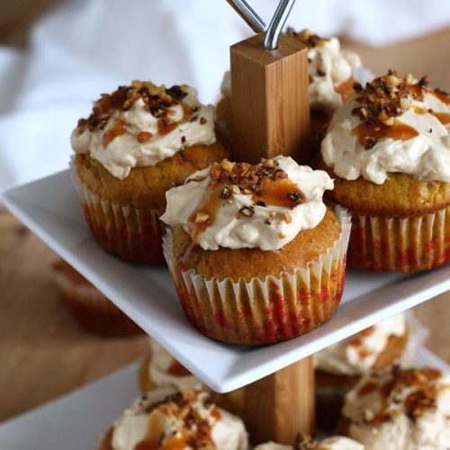 Muffins au potimarron et caramel