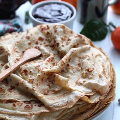 Assiette de crêpes