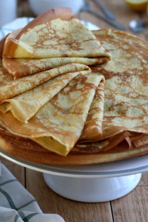 Assiette de crêpes