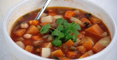 Soupe de légumes façon chorba