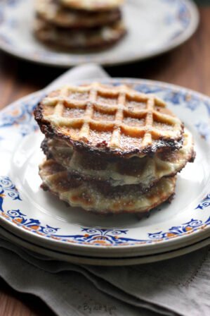 Gaufres feuilletées au chocolat