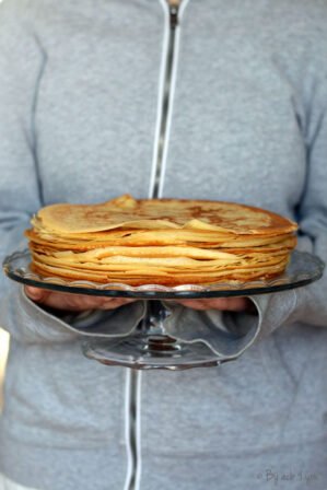 crêpes moelleuses sans lactose