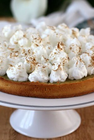 Tarte fondante à la rhubarbe