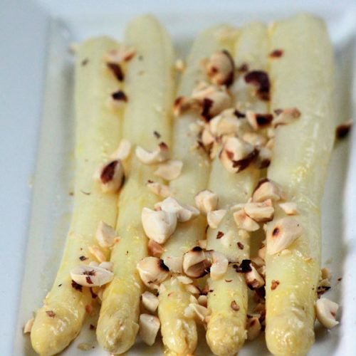 Poêlée d'asperges beurre noisette