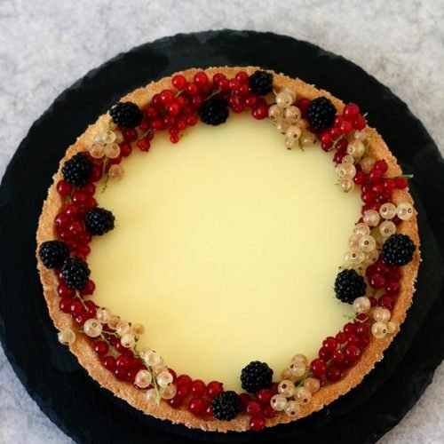 tarte fruits rouges chocolat blanc