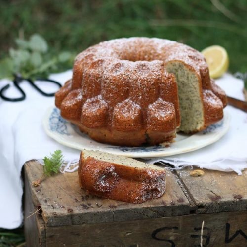 Gâteau au yaourt au citron et au pavot